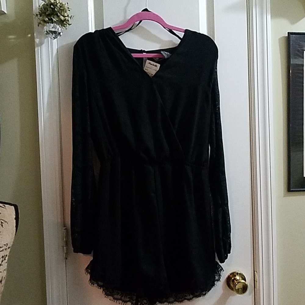 Fire los angeles short jumper black lg with lace